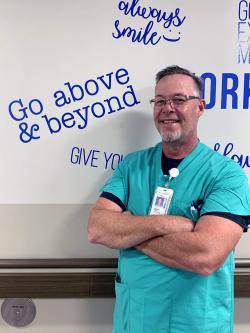 Michael Miller, Cath lab nurse