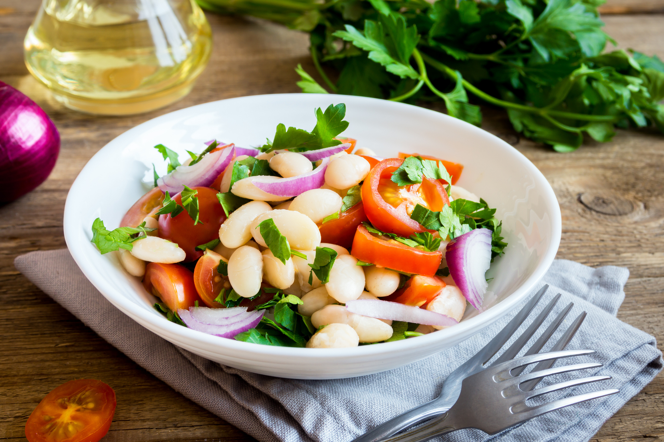 White bean salad