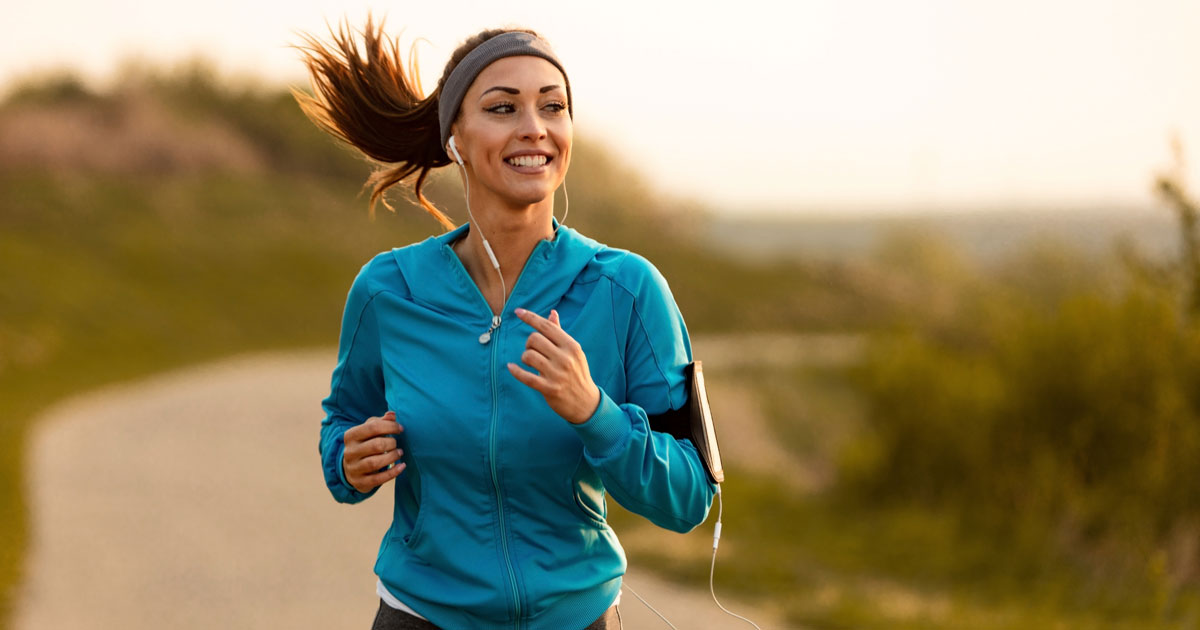 Woman running