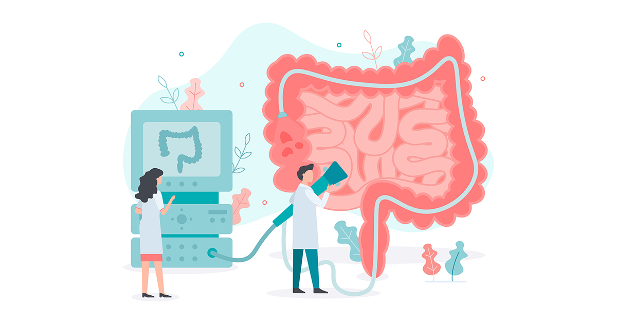 Graphic of the digestive system