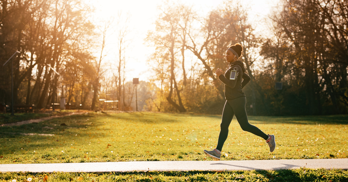 Woman running