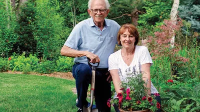 Thomas Cooper and his wife.