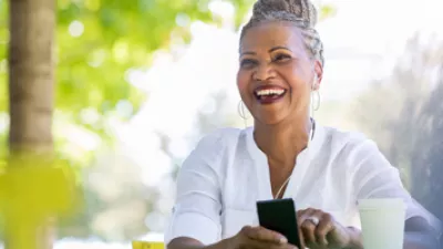 picture of a smiling woman