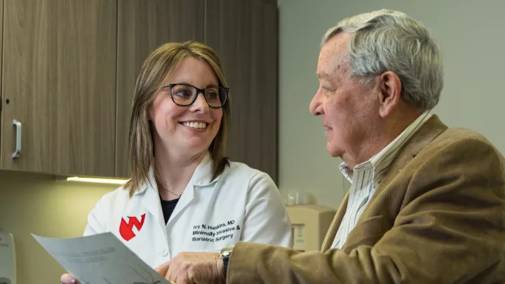 Gary Gonzales and Ivy Haskins, MD