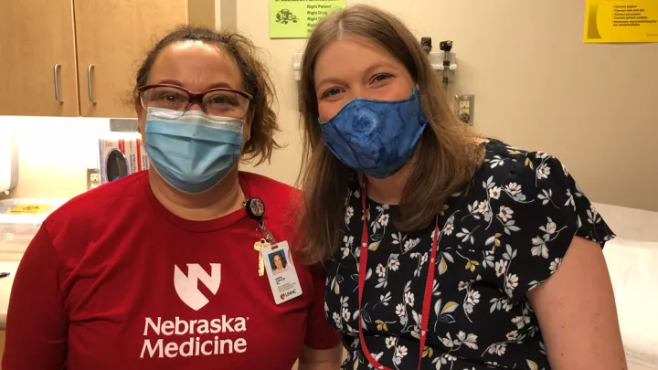 Melissa Hoeman Carlberg and Karen Carlson, MD