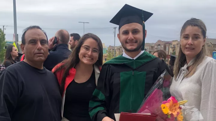Carlos Valquer-Cruz and family