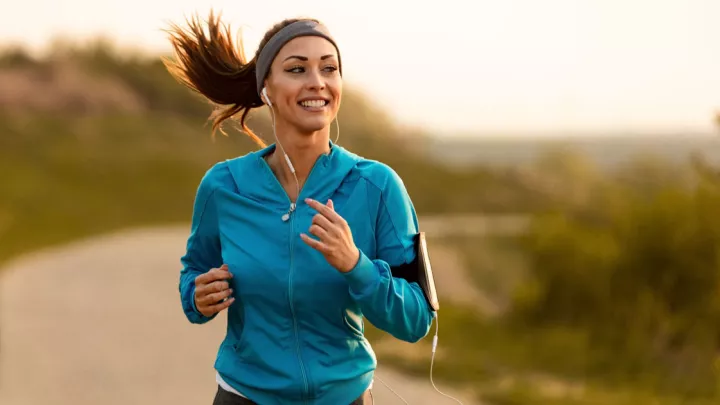 Woman running
