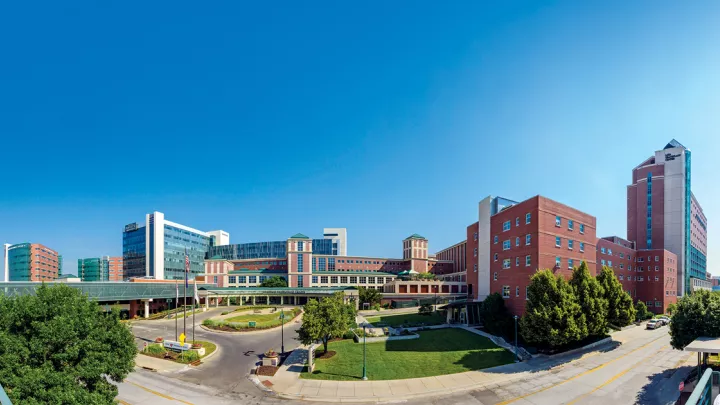 Aerial view of NM campus