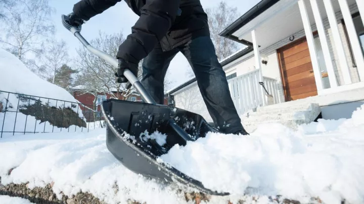 Snow shoveling