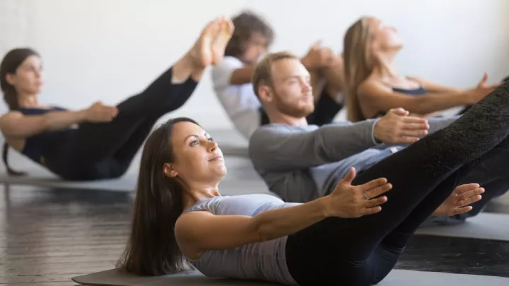 Group yoga